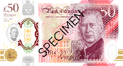King Charles III 50 Pound Note