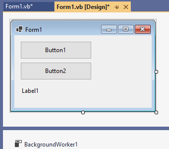 Form for testing Background Worker