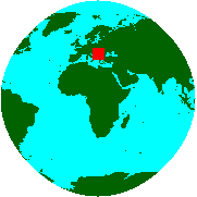 Location of Albania