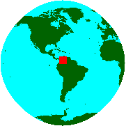 Location of Colombia