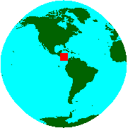 Location of Costa Rica