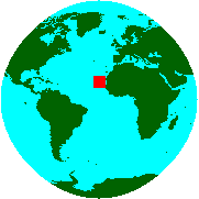 Location of Cabo Verde