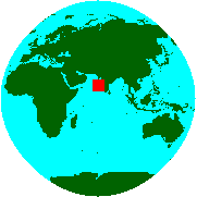 Location of Curaçao
