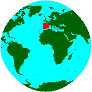 Location of Spain