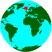 Location of Faroe Islandss