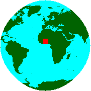 Location of Ghana