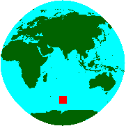 Location of Heard Island and McDonald Islands