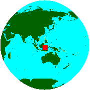 Location of Indonesia
