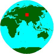 Location of Kyrgyzstan