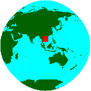 Location of Cambodia