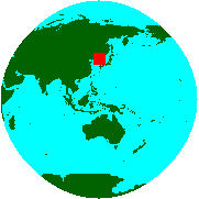 Location of Republic of Korea