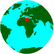 Location of Libya