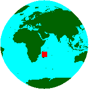 Location of Madagascar
