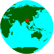 Location of Myanmar
