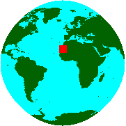 Location of Mauritania