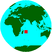 Location of Mauritius
