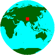Location of Nepal