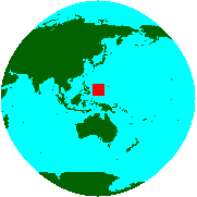 Location of Palau