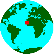 Location of Senegal