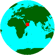 Location of Somalia