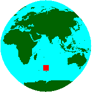 Location of French Southern Territoriess