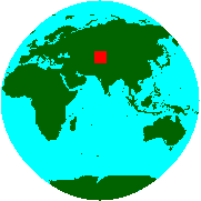 Location of Tajikistan