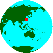 Location of Taiwan Province of China