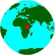 Location of Uganda