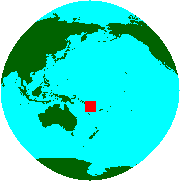 Location of Vanuatu