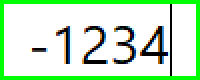 Picture of the Integer Textbox control